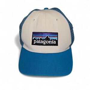 Patagonia Two-Tone Mesh Trucker Hat - Blue & Cream